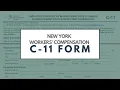 C-11FORM New York Workers Compensation Forms
