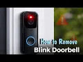 How REMOVE Any Blink Doorbell Camera Off the Door Mount and Replace Batteries No Tool Needed