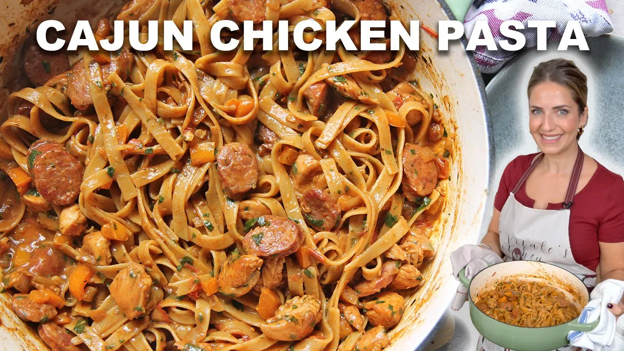 Cajun Chicken Pasta - Quick & Easy Recipe!