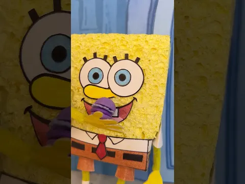 Don't try these at home ⚠️ #miniverse #sponge #unboxing