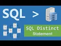 Select Distinct Statement - SQL Course