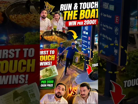 RUN & TOUCH THE BOAT! #shorts #shortvideo #viral #zindabadvines #challenge #viralchallenge