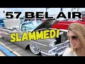 JOHNSON S HOT RODS PICK 1957 CHEVY BEL AIR CONVERTIBLE BAGGED CUSTOM RESTORATION AT TRIPLE CROWN
