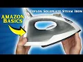 Amazon Basics Teflon Soleplate Steam Iron 1200 Watt UNBOXING REVIEW