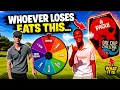 The Wheel Decides What Golf Club We Use Loser Gets Punished