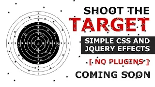 Shoot The Target - Simple CSS And Javascript Effects