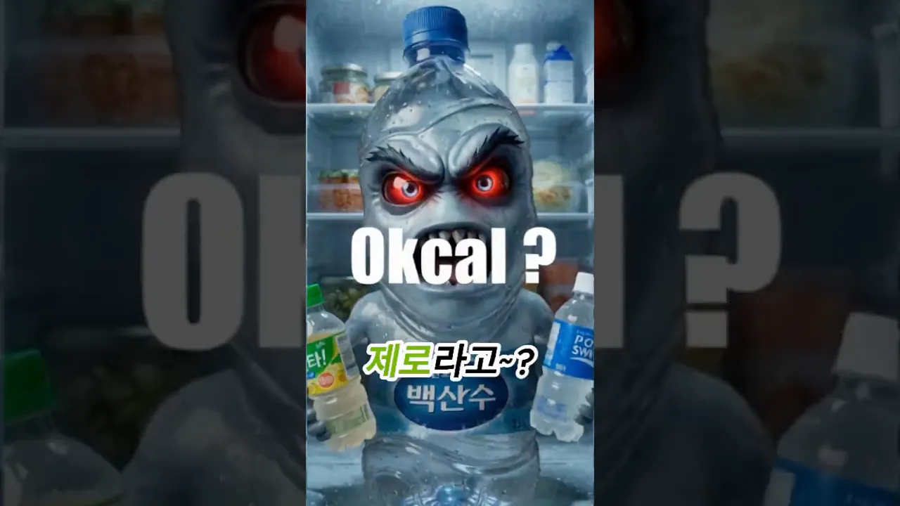 물대신 제로음료수? 물대신 먹어도 되는 것