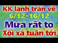 Lagu Dự báo thời tiết hôm nay và ngày mai 7/12/2025 | dự báo bão mới nhất | thời tiết 3 ngày tới