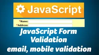 Javascript Form Validation PHP