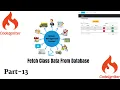 Fetch Class Data from Database in School Management System Project Tutorial