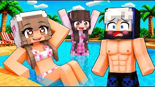 I Went to a GIRLS ONLY POOL PARTY in Minecraft!
