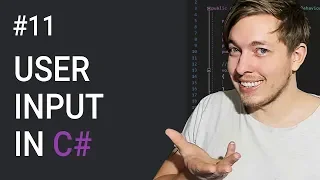 11 Get User Input In C Preparing You For Project C Tutorial For Beginners C Sharp Tutorial