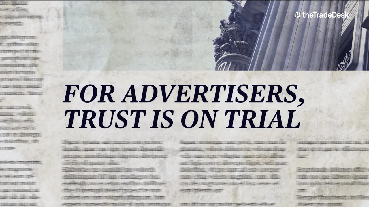 The Trade Desk transparency awareness video