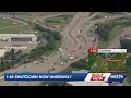 First day of I-65 shutdown just after morning rush 9 a m
