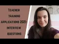 TRAINEE teacher INTERVIEW QUESTIONS How to ANSWER interview questions PGCE Interview SCITT