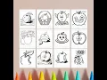 Free Apple Coloring Pages for Preschoolers Cute Printable Apple Sheets Templates
