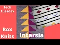 Basics of Intarsia color block Knitting Technique Tuesday