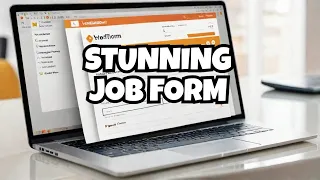 Design a Stunning Job Application Form with HTML CSS - Full Guide