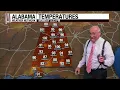 Stormy in Spots Hot Elsewhere Alabama Forecast for Evening August 17 2026