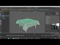 Table cloth - Cloth and Colliders in Maya