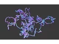 BLENDERSUSHI SV Turtle Random Walk Numpy LIVENODING390