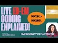How to Code Emergency Department EM Learn ED Coding Using Real Patient Record with MDM