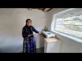 Narges's delight after building a cabinet for her gas stove