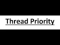 Java Module 3 Multi threading Thread Priority v-4