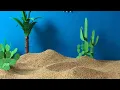 Desert model for science projects and science exhibition Desert diorama Natural land forms model
