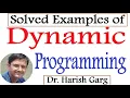 Dynamic Programming Solved Examples