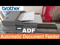 How to use ADF Function in Brother Printer
