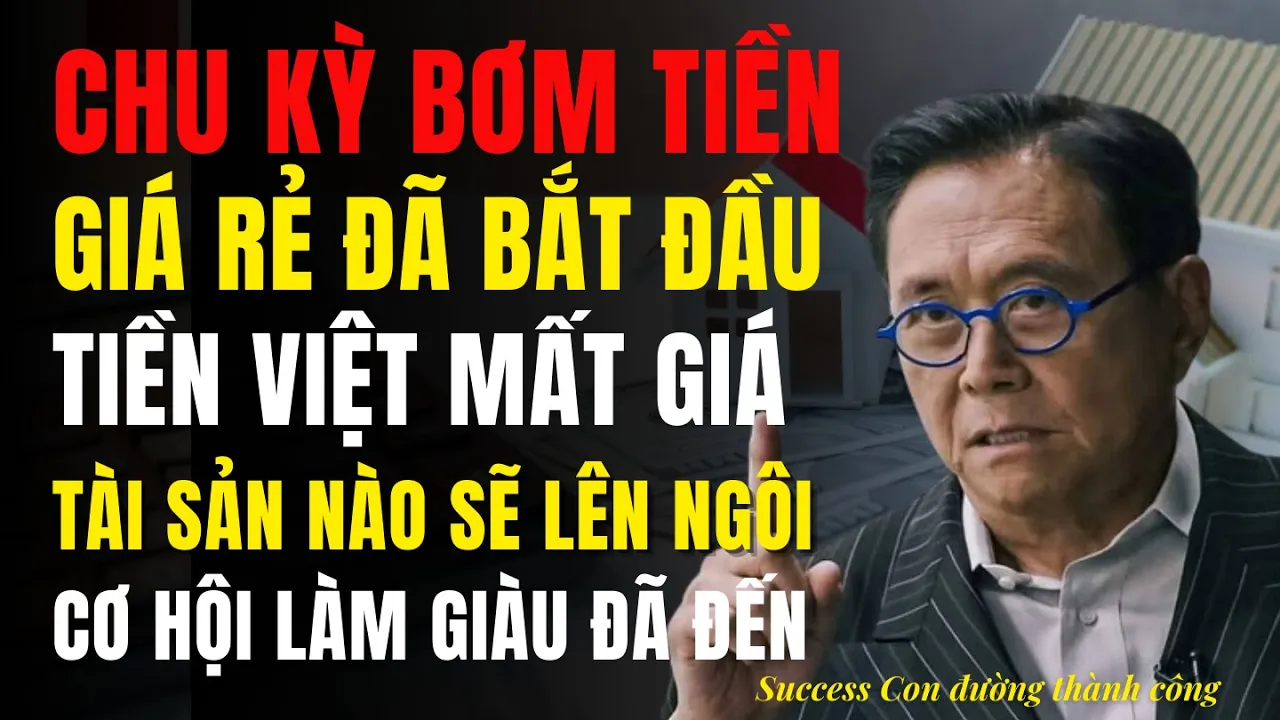 Outline Video Chu kỳ bơm tiền giá rẻ bắt đầu - Tiền Việt Mất Giá Tài Sản nào Sẽ Lên Ngôi!