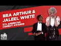 Bea Arthur with Urkel Bea Arthur and Jaleel White 5th Annual American Comedy Awards 1991
