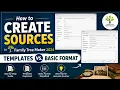 How to Create Sources in Family Tree Maker 2024 Templates vs Basic Format