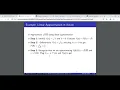 MATH 215 Lecture Linear Approximation