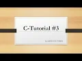 C Programming Tutorial-3- Variables and Constants