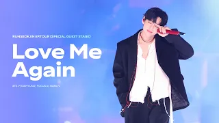 251101 RUNSEOKJIN EP TOUR Love Me Again BTS V FOCUS Fancam 방탄소년단 뷔 직캠 
