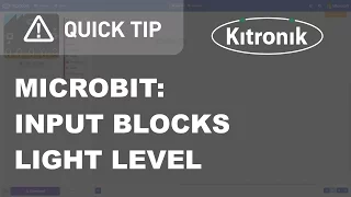microbit MakeCode Editor - Input Blocks