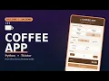 Build a Coffee App with Python using Tkinter in 4 Minutes Intermediate level Project