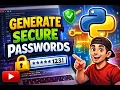 How to Generate Strong Passwords using Python Beginner Friendly Tutorial