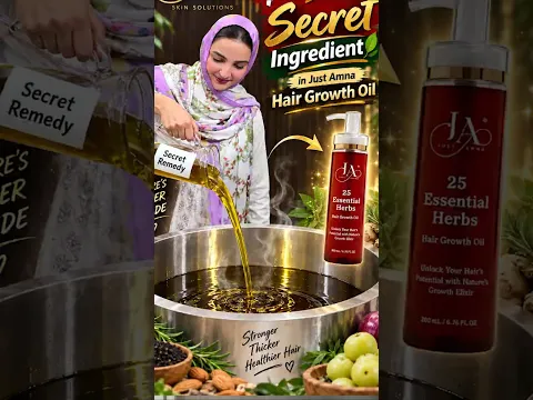 Finally, Secret Ingredient Revealed of Just Amna Hair Growth Oil, Full Making Process