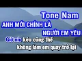 Download Lagu Karaoke Anh Mới Chính Là Người Em Yêu Tone Nam | Nhan KTV