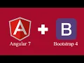 Angular 7 - Bootstrap 4