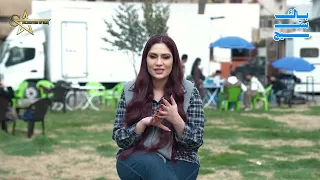 شاهنده في باك ستيج من مسلسل صفر واحد بشخصية   شفشف  دندنها