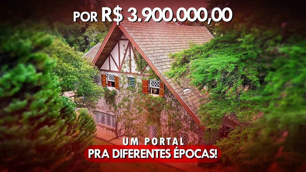 Video do Imóvel: Imagine que a propriedade de 3.800m2 é na verdade uma espécie de portal para diferentes épocas.