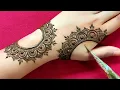 Very beautiful stylish back hand mehndi design Easy mehndi Simple mehndi Mehndi design Mehndi