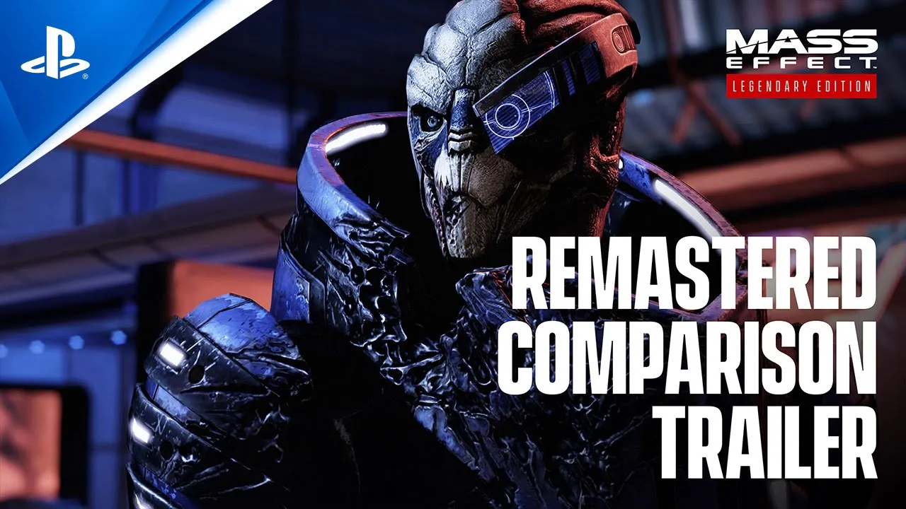 Mass Effect Legendary Edition – Official Remastered Comparison-trailer