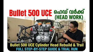 Royal Enfield 500 UCE Cylinder Head Rebuild | Step-by-Step Trial Run