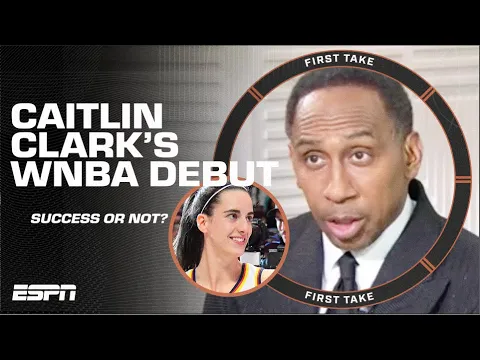 Download MP3 Stephen A., Andraya Carter \u0026 Chiney address Caitlin Clark’s WNBA Debut 👀 | First Take