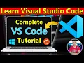 Complete VS Code Tutorial Complete Visual Studio Code Tutorial In Hindi